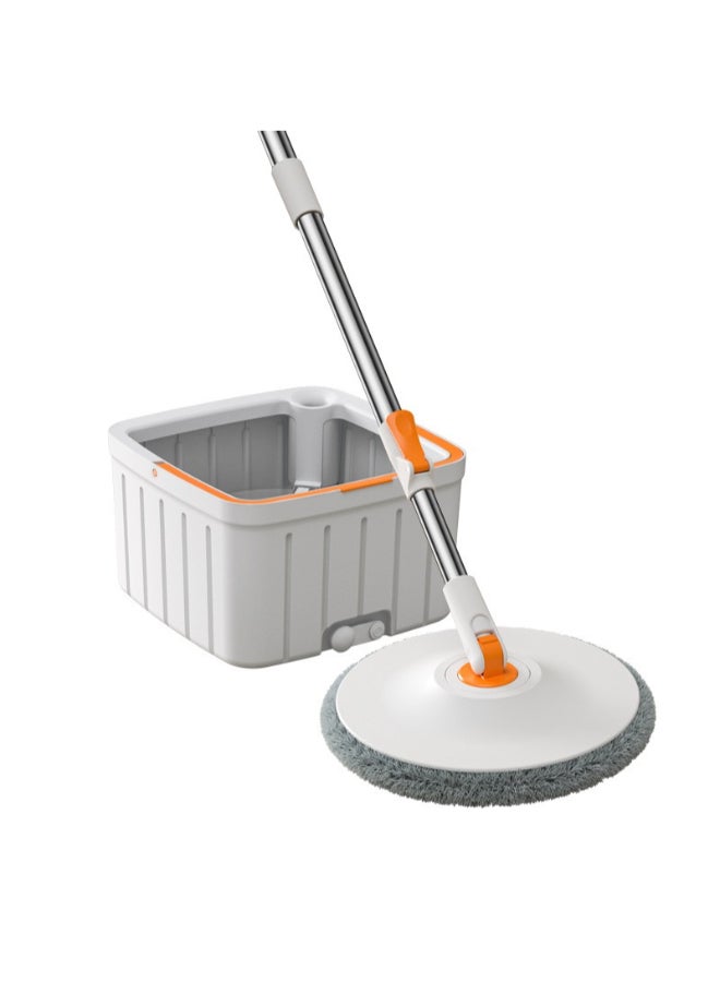 PAACHU 360° Flat Spin Mop with Bucket – Durable Design, Adjustable Handle, Microfiber Pad-2.5L - Image 1